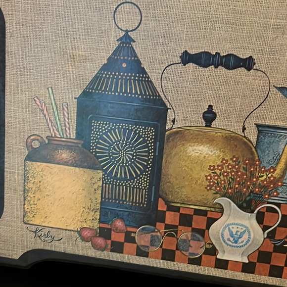 Vintage 70s Wood Wall Decor - Picture 2 of 5